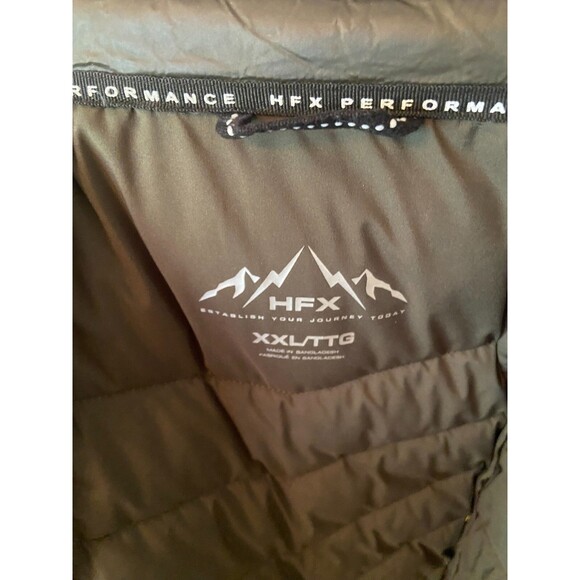 HFX Women's Stretchy Hooded Puffer Jacket Mustard (Yellow) Size XXL - Picture 9 of 9